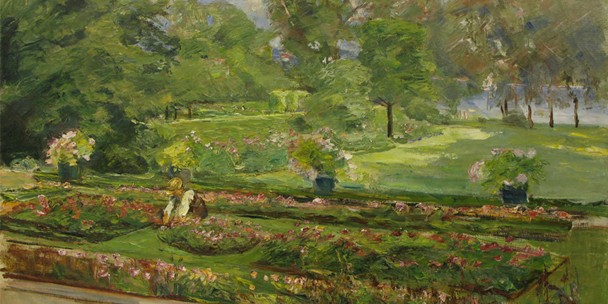 Arbeitsbereich Gemälde - Restaurierung Gemälde Max Liebermann