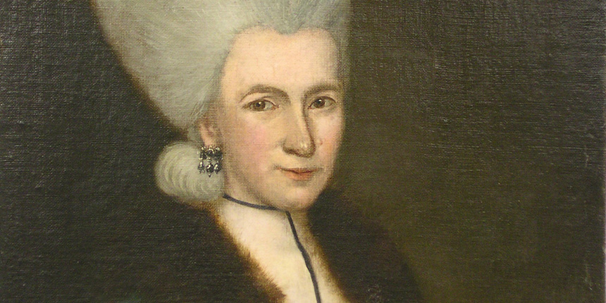 Arbeitsbereich Gemälde - Restaurierung Portrait unbekannter Künstler