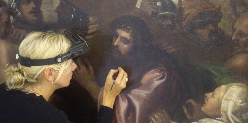 Gemälderestaurierung durch Geertje Foth